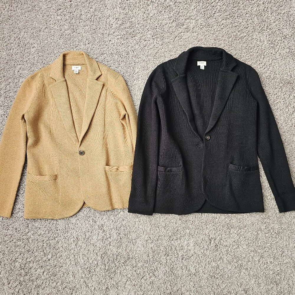 Set of 2 J. Crew Factory Schoolboy Sweater Blazer
